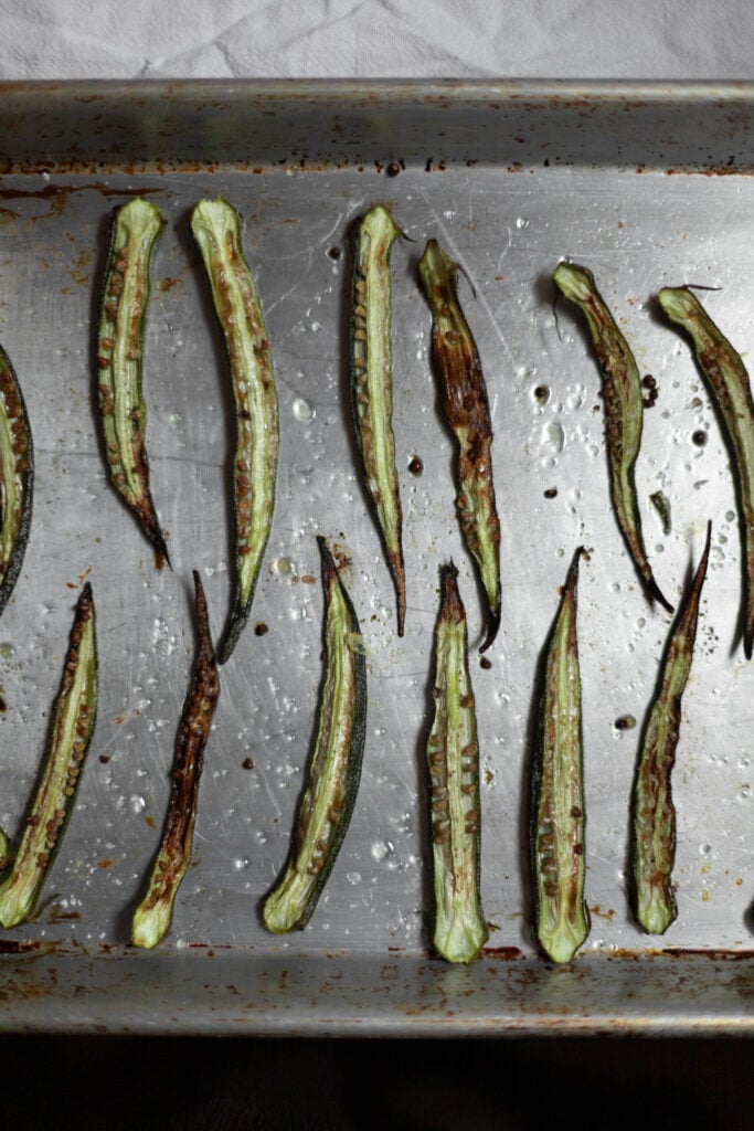 roasted okra