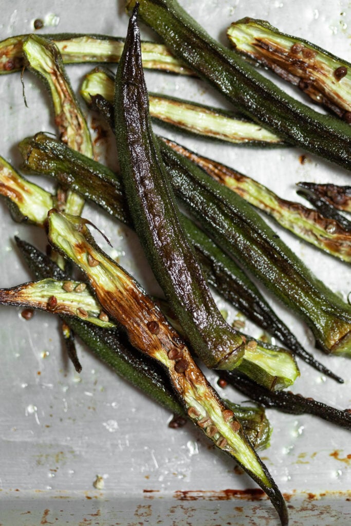 roasted okra
