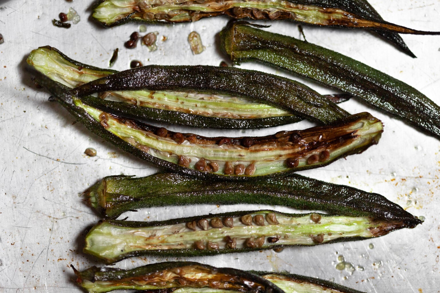 roasted okra