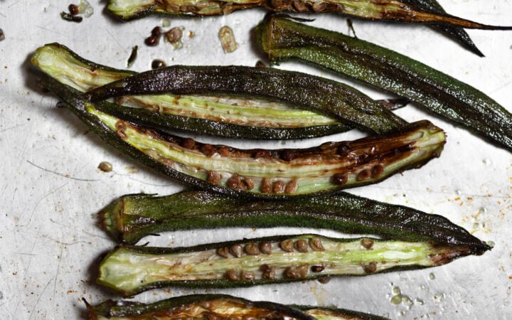 roasted okra