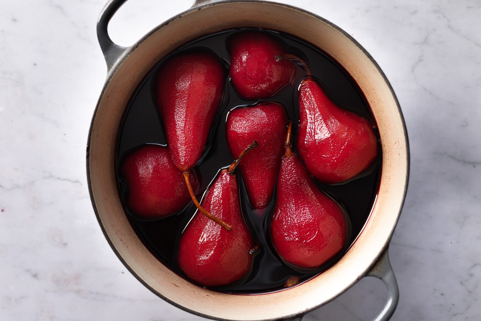poached pears