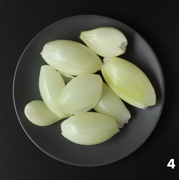 onions that have been boiled