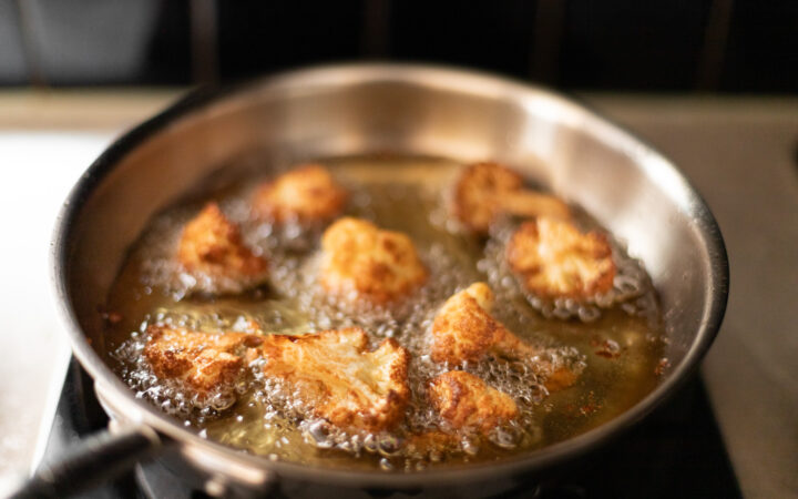 cauliflower frying