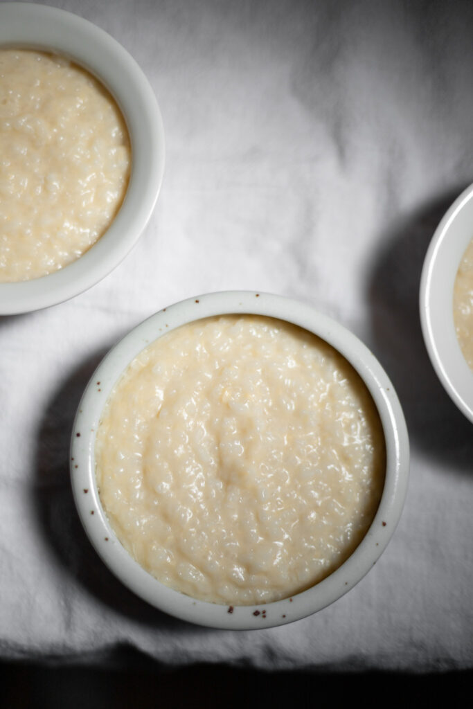coconut rice pudding