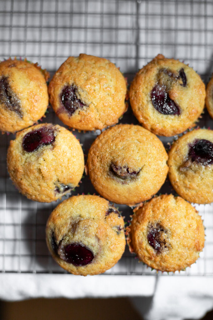 cherry muffins