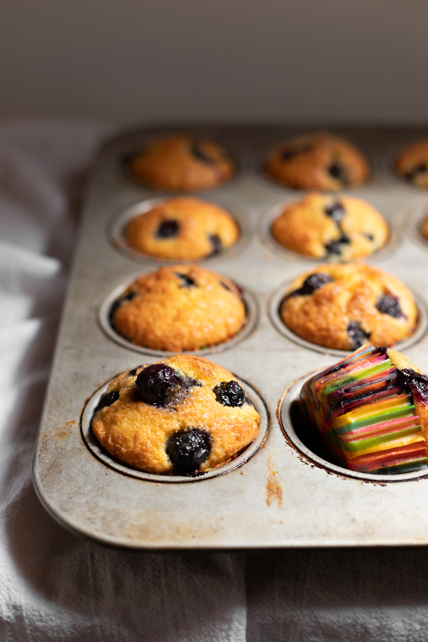 dairy-free blueberry muffins