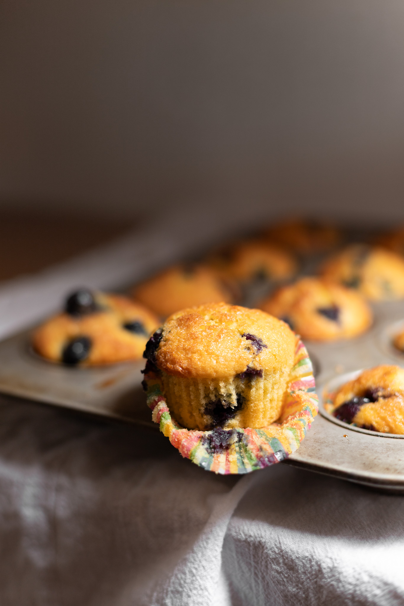 dairy-free blueberry muffins